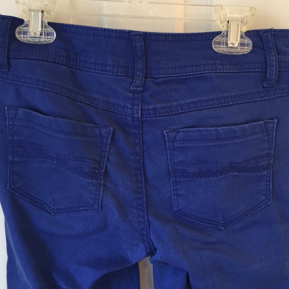 Jeans Pants Blue low rise skinny 5 pocket  junior jeans pants - Picture 4 of 8